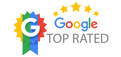 Google top rated logo